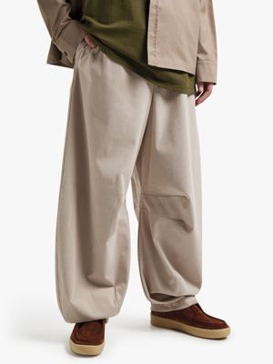 Men's Stone Corduroy Barrel Leg Pants