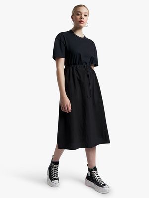 Women's Black T-Shirt Dress