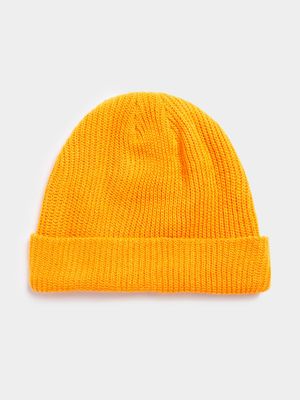 Men's Yellow Basic Beanie