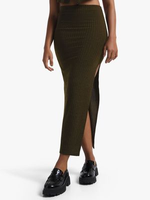 Women's Fatigue Co-Ord Maxi Pencil Skirt