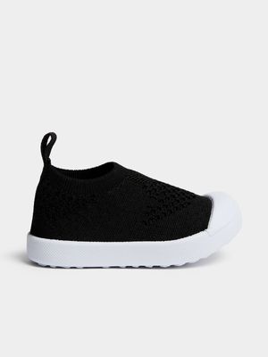 Jet Toddler Boys Black Sock Sneakers