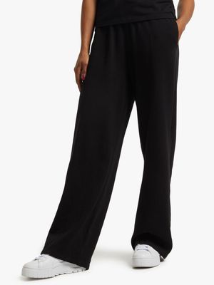 Womens TS Wide Leg Black Jogger