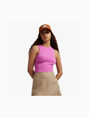 Women's Pink Seamlesss Vest