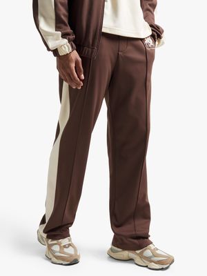 Men's Brown Co-Ord Retro Sweat Pants