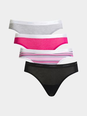 Jet Women's Mullticolour 4 Pack Bikini