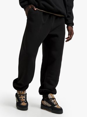 Men's Black Baggy Jogger Pants