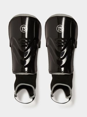 TS Hockey Low Black/Grey Shin Guards