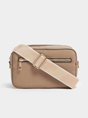 Women's Tan Crossbody Bag