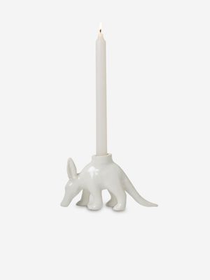 Rialheim Aardvark Candle Holder Small White