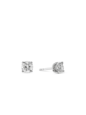 White Gold 1ct Lab Grown Diamond Stud Earrings