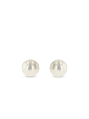 Classic Sterling Silver & Pearl Stud Earrings