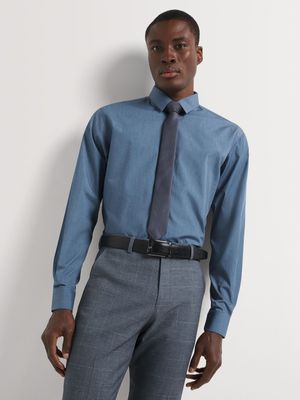 Men's Markham Slim Chambray Blue Shirt