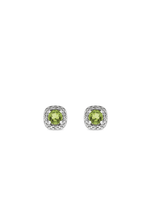 Sterling Silver Cubic Zirconia Women's August Birthstone Stud Earrings