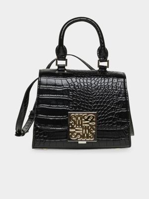 Women's Steve Madden Black Bjanae Top Handle Handbag