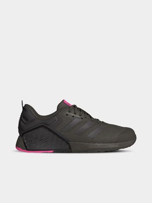 Mens adidas Dropset 3 Core Black/Lucid Pink Training Shoes