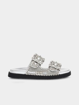 Women's  Steve Madden Silver Spectator-R Sandals