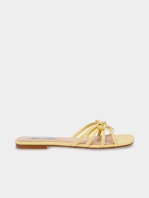 Women's  Steve Madden Yellow Zurich Sandals