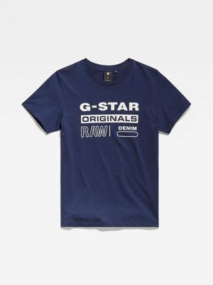 Kid's G-star Blue Regular T-Shirt