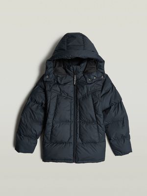 Kid's G-star Blue Whistler Padded Hooded Jacket