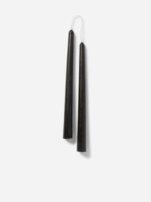 Rialheim 2 Tapered Dinner Candles Black