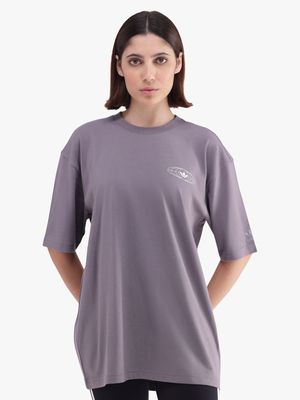 adidas Originals Women's Tour Brands Grey T-shirt