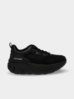 Women's  Steve Madden Black Horizon 2 Sneakers