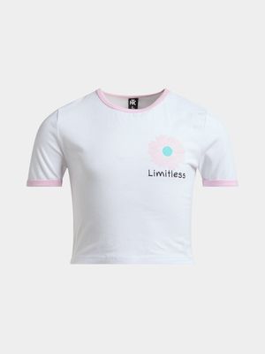 Jet Older Girls White Limitless T-Shirt