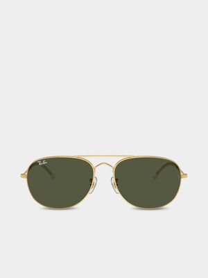 Ray-Ban Gold Bain Bridge Sunglasses