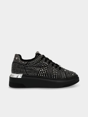 Women's Steve Madden Black Globes Sneakers