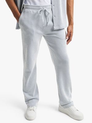 Men's Blue Seersucker Pants