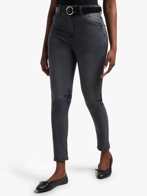 Women's Grey Skinny Jeans