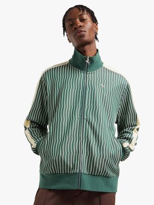 Puma Men's Players Lane T7 Green Jacket