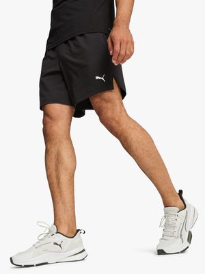 Mens Puma Energy 7 Inch Stretch Woven Black Shorts