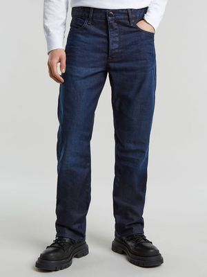 G-Star Men's Dakota Regular Straight Dark Blue Jeans