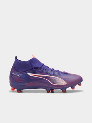 Mens Puma Ultra Match+ Purple/Pink Boots