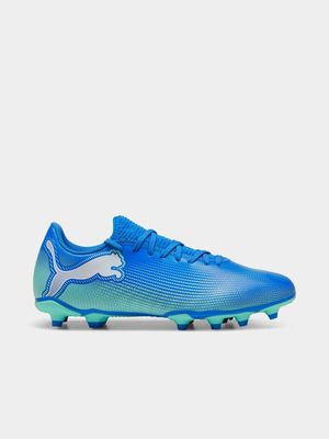 Mens Puma Future 7 Play Blue/Green Boots