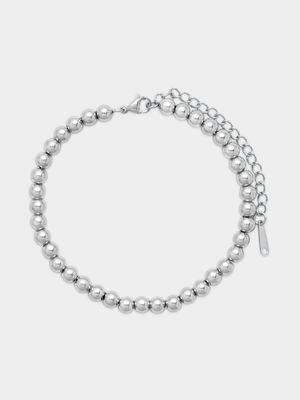 Stainless Steel Beaded Bracelet