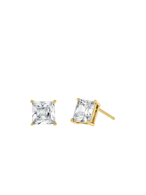 7mm Square CZ Brass Studs