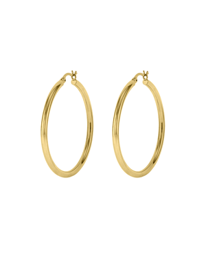 45mm Large Brass Hoops