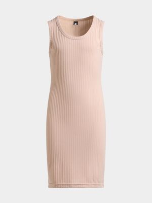 Jet Older Girls Stone Rib Bodycon Dress