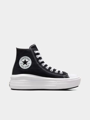 Women's Converse Chuck Taylor All Star Move Black/Ivory/White Platform Sneakers