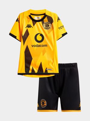 Kids Kappa Kaizer Chiefs Kombat Home 23/24 Set