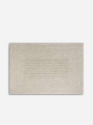 Timber Rectangle Outdoor Carpet Grey 160x230cm