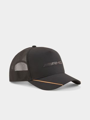 Puma Unisex AMG Trucker Black Cap