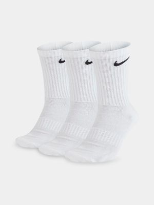 Nike Everyday 3-Pack White Crew Socks