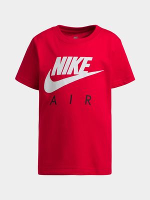 Boys Toddler Nike Futura Air Red Tee