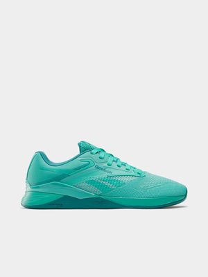 Womens Reebok Nano X4 Green/Teal Training Shoes