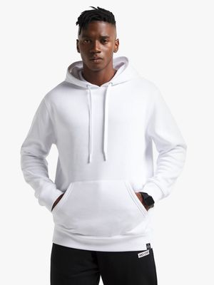 Mens TS Dynamic Fleece White Hoodie