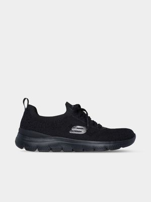 Women's Skechers Summits Black Running Shoes