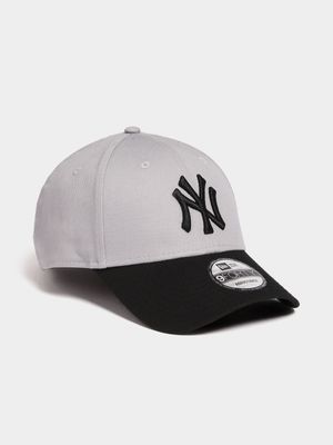 New Era Unisex 9Forty New York Yankees League Grey Cap